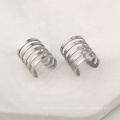Minimalist Jewelry Stainless Steel Non Pierced Clip On Earring Small Ear Cuff Earring